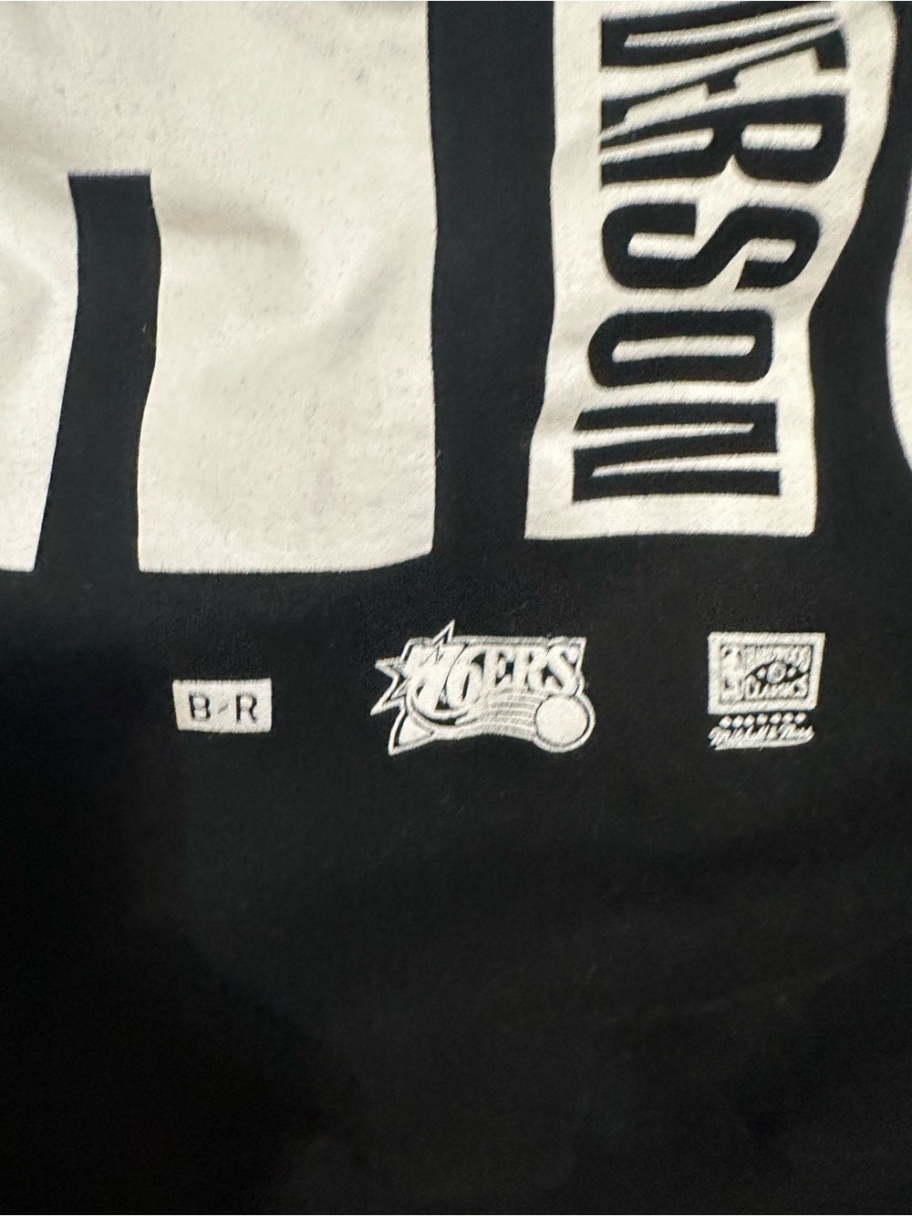 Vintage NBA Allen Iverson “triple black” hoodie 00s size medium - Picture 3 of 10
